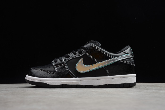 nike sb dunk low Di*m*nd s*pply co black Di*m*nd bv1310-001