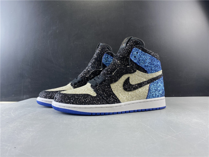 FRAGMENT DESIGN X AIR JORDAN 1 “GLITTER” CK5566-400