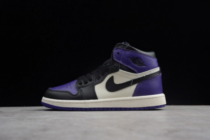 KIDS AIR JORDAN 1 RETRO HIGH OG ''COURT PURPLE'' 555088-501