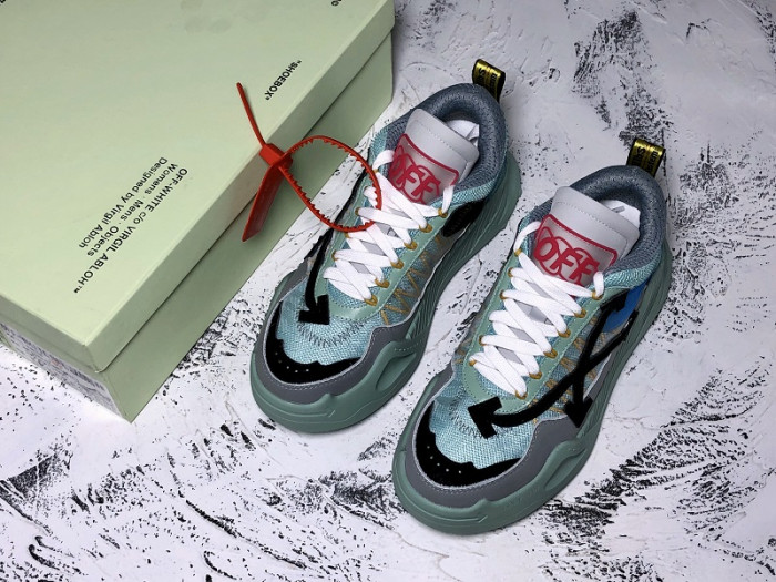 OFF-WHITE C/O ODSY-1000 SNEAKER GREEN