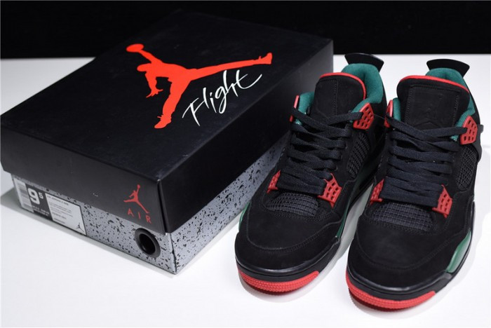 air jordan 4 nrg “G*u*i” black/gorge green-varsity red aq3816-063